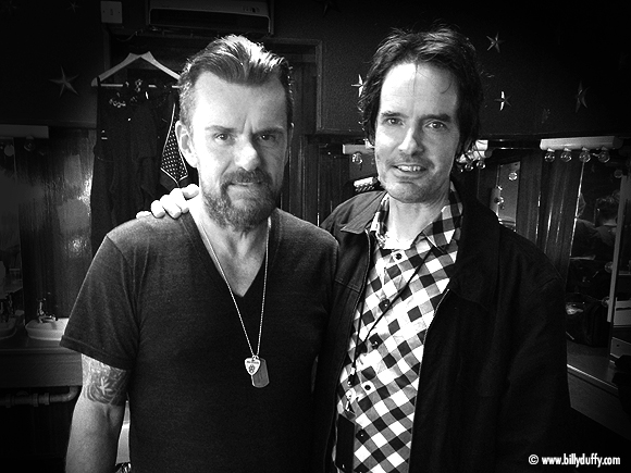 Billy and Jamie backstage at the Roundhouse