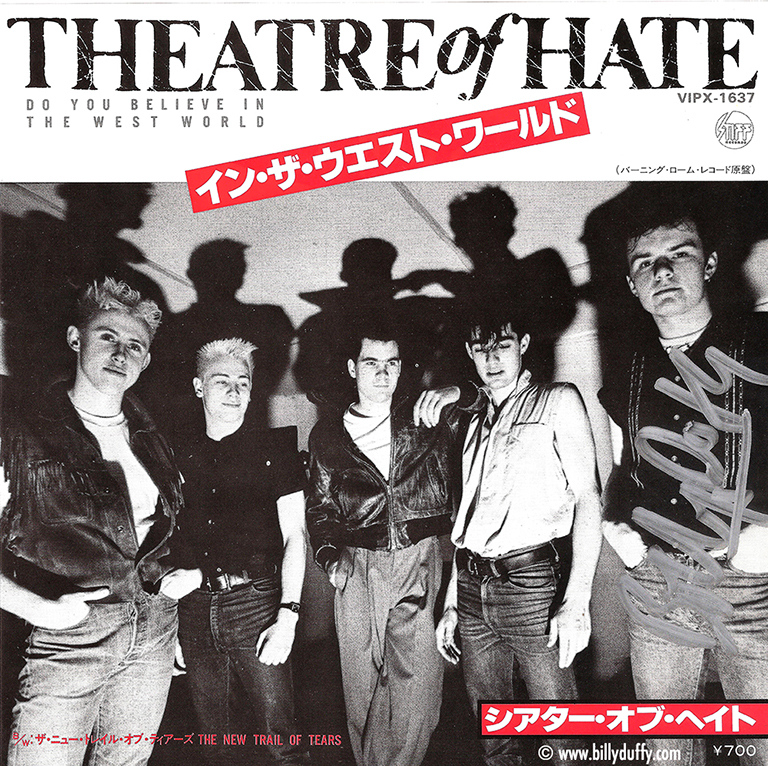 Rare 'Theatre of Hate' Japanese 7" Single