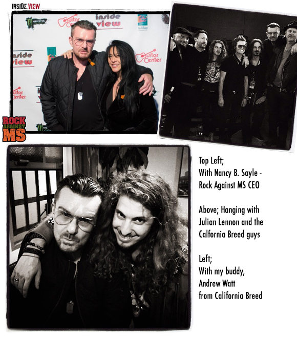 Billy Duffy supports Rock Against MS