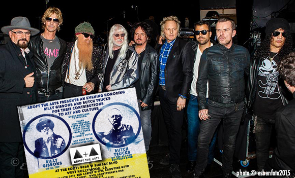 Billy Duffy & friends at Adopt the Arts Benefit January 2015