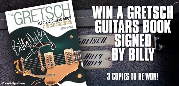 Win a Gretsch Guitar book signed by Billy Duffy