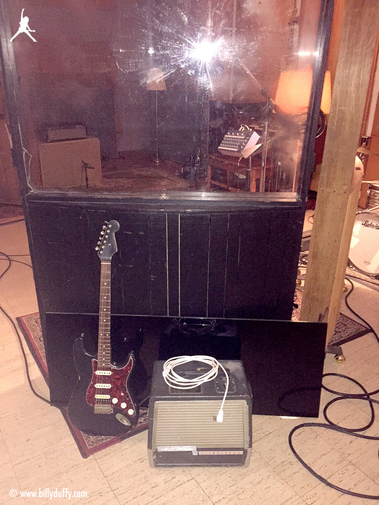 My nash strat and mystery "movie projector amp" by bell howell