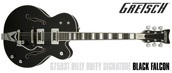 Billy Duffy G7593T Black Falcon