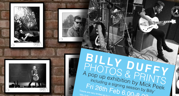 Billy Duffy Photos & Prints - A pop up exhibition by Mick Peek