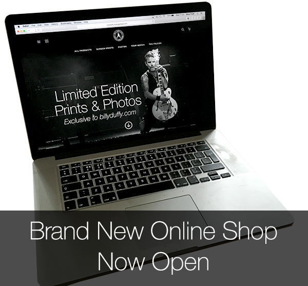 Brand New Billy Duffy Store Now Open