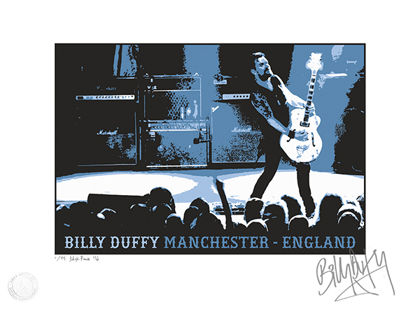 Buy Billy Duffy Manchester England Signed Limited Edition Print
