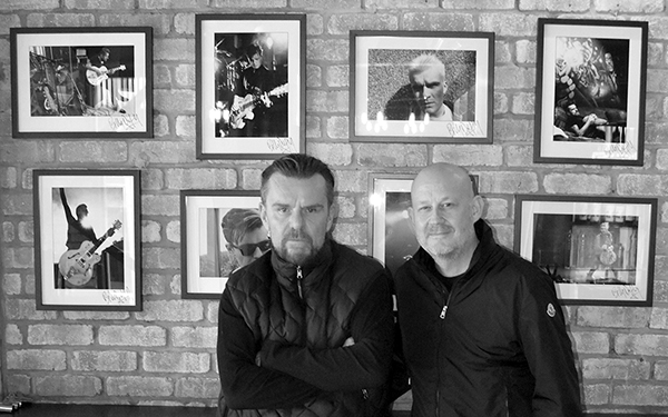 Billy and Mick at the Pop Up Exhibition in Manchester