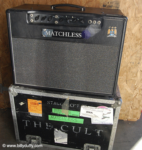 Billy Duffy's Matchless Amps for sale