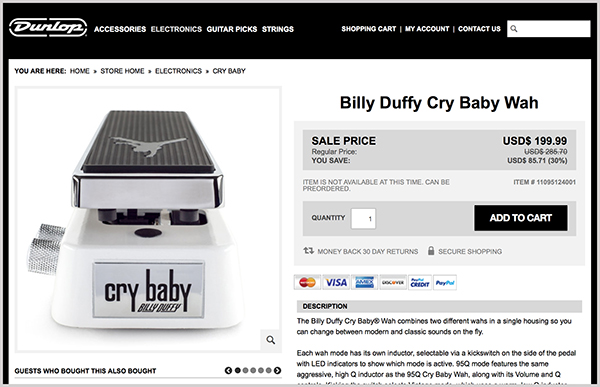 Buy the BD95 Cry Baby from Dunlop