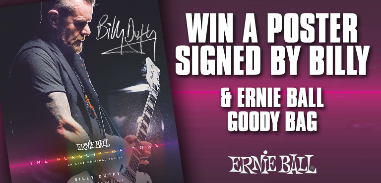 Win a signed Ernie Ball ‘The Pursuit of Tone’ poster & goody bag!
