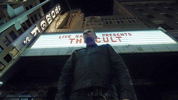 Billy Duffy outside Cult show