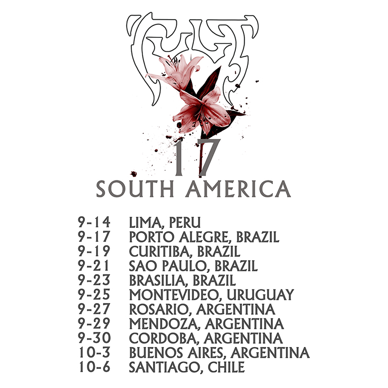 The Cult Live in South America 2017
