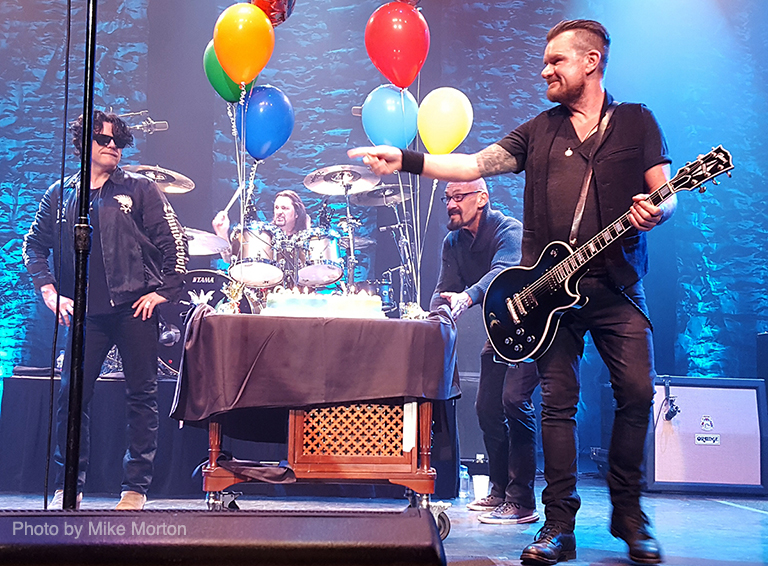 Billy Duffy & Ian Astbury birthday cake 2017