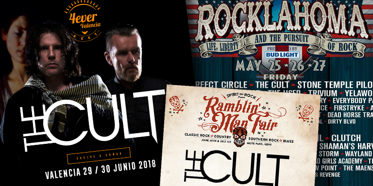 The Cult live shows in 2018