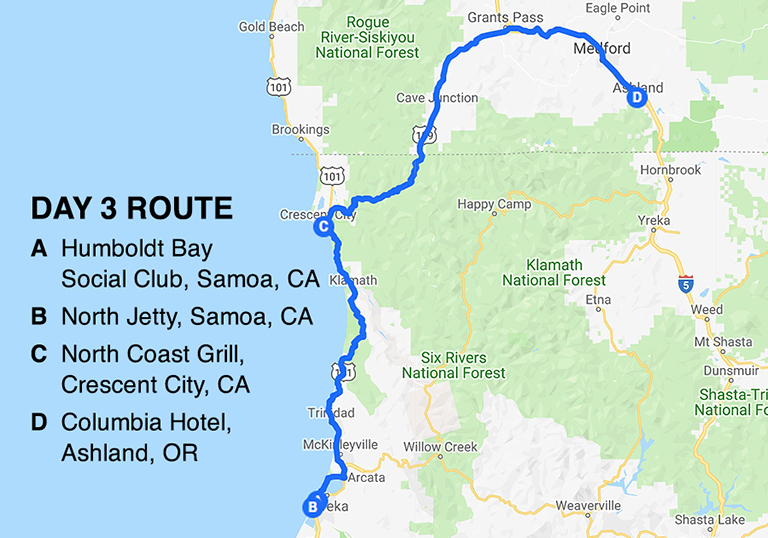BD Road Trip Map Day 3