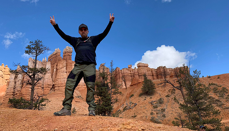 Billy Duffy in Bryce Canyon