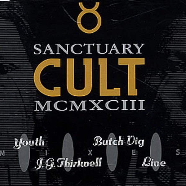 The Cult 'Sanctuary MCMXCIII' single cover