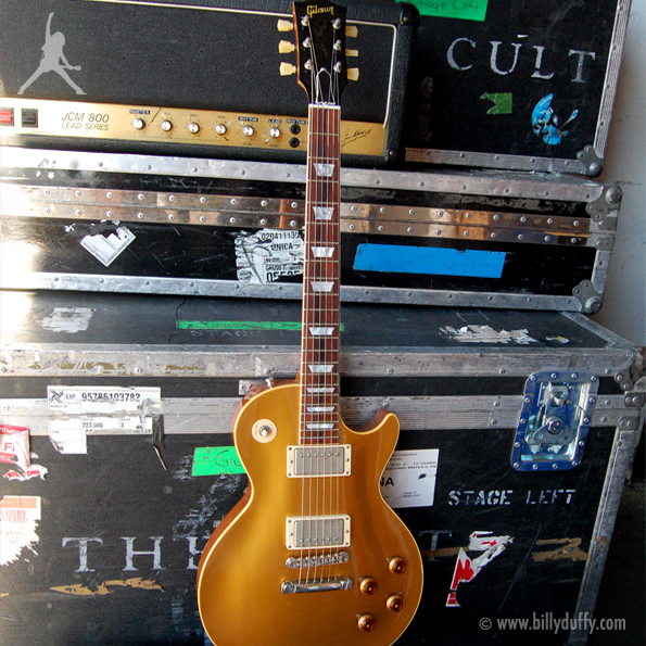 Billy Duffy's Gibson Les Paul Gold Top 1957 reissue