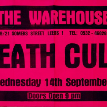 Death Cult Poster 14-09-1983