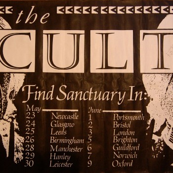 The Cult – ‘Find Santuary’ Tour Poster -1985