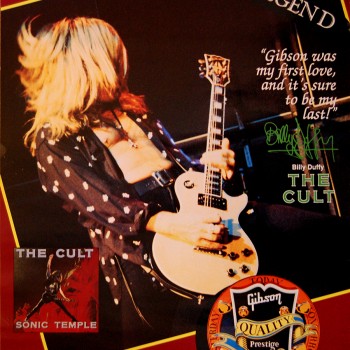 Billy Duffy Gibson Les Paul Poster – 1990