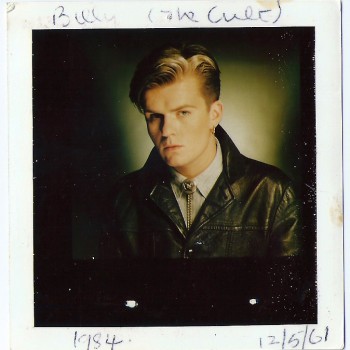 Polaroid test from The Cult Dreamtime LP photo shoot 1984.