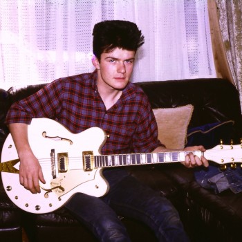 Billy with his first Gretsch White Falcon