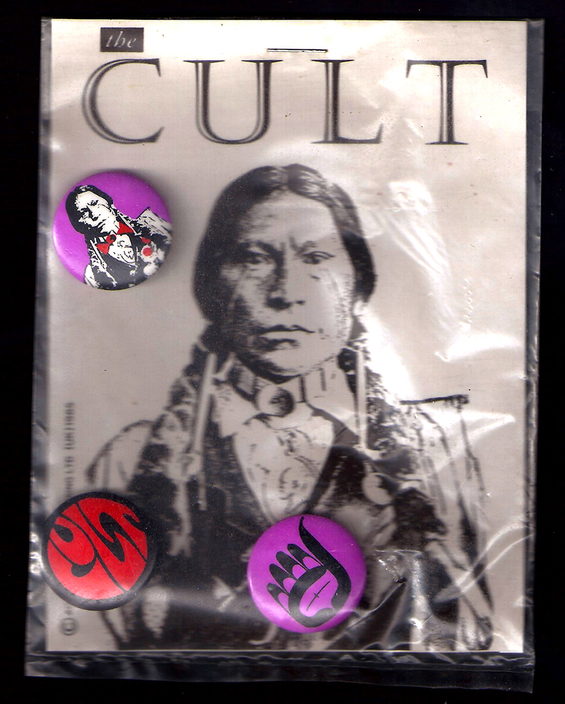 The Cult badge set 1984