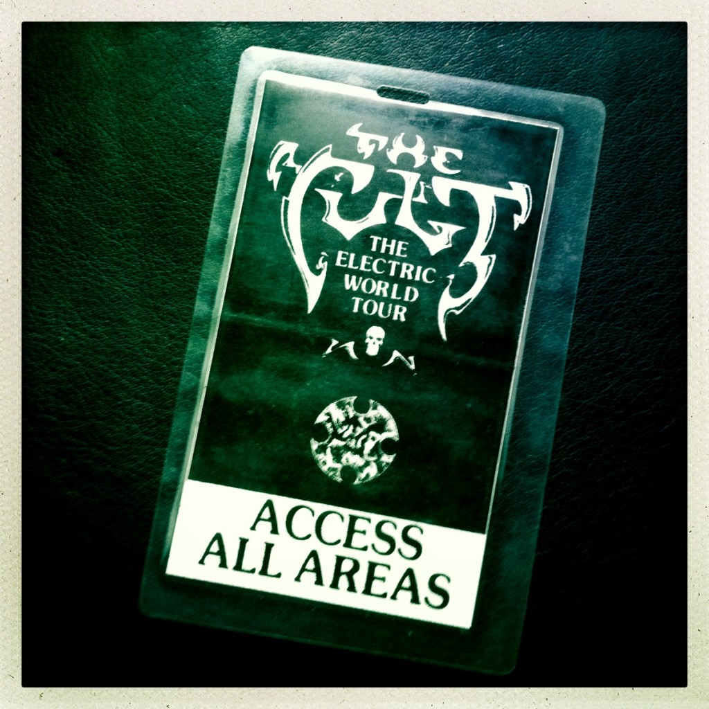 AAA Laminate from The Cult Electric Tour 1987