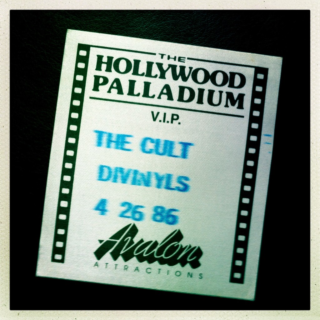 Guest Pass for The Cult 26-04-1986