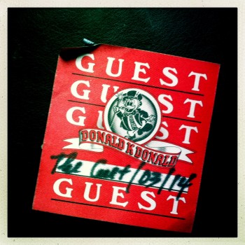 Guest Pass The Cult 14-03-1986