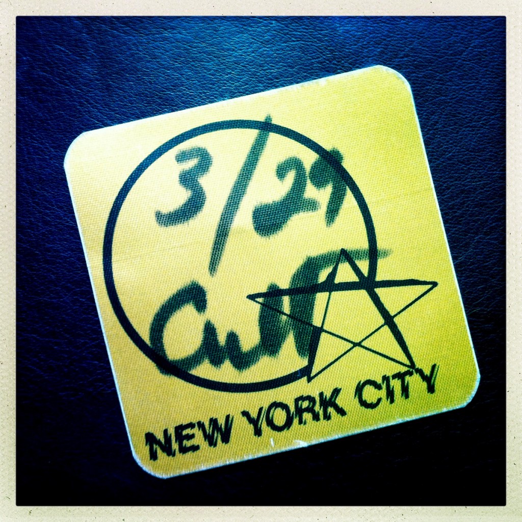 Guest Pass The Cult 29-03-1986