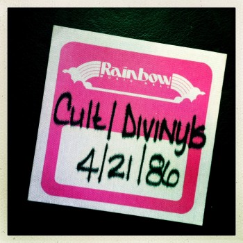 Guest Pass for The Cult 21-04-1986