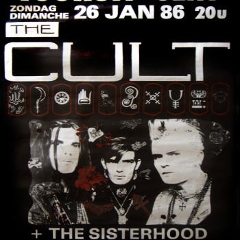 The Cult ‘Love’ Tour gig poster 26-01-1986