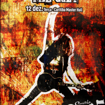 The Cult gig poster Brasil 12-12-2006