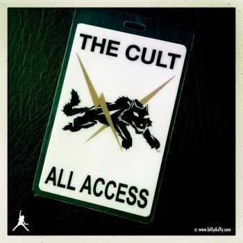 AAA laminate from The Cult ‘Born Into This’ Tour 2006