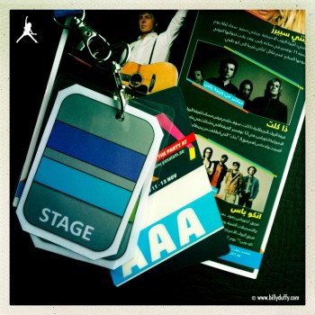 Laminate for The Cult at Abu Dhabi, United Arab Emirates, Yas Arena 12-11-2011