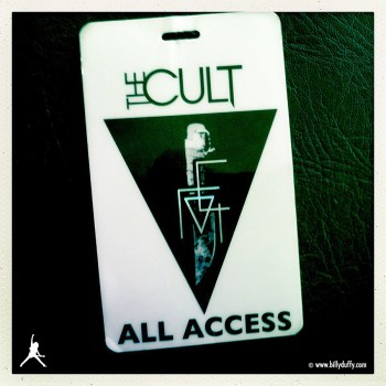 Laminate for The Cult Choice of Weapon tour 2012