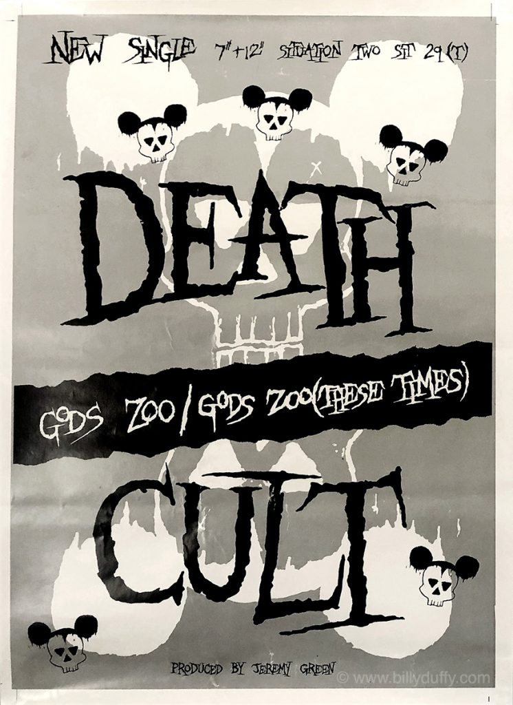 Printer’s Proof Death Cult ‘Gods Zoo’ Poster