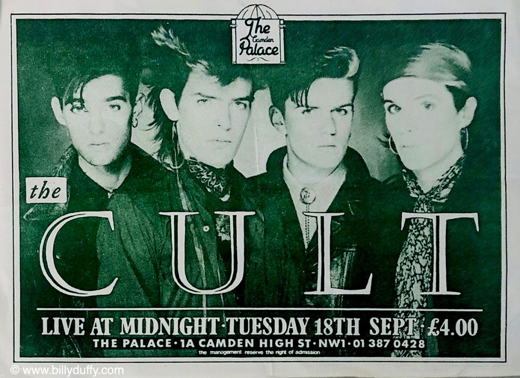The Cult Flyer - London 1984