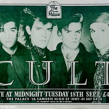 The Cult Flyer – London 1984