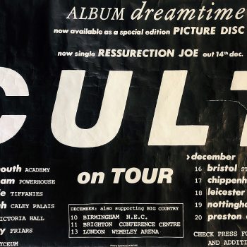 The Cult – Dreamtime Tour Poster 1984