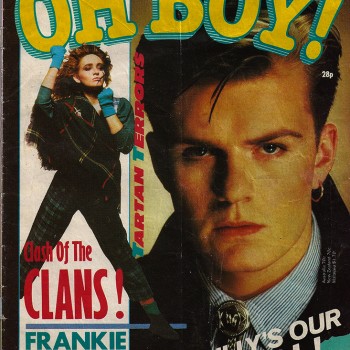 Billy on the cover of Oh Boy Magazine – 1984