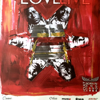 The Cult ‘Love Live’ Gig Poster 14-10-2009