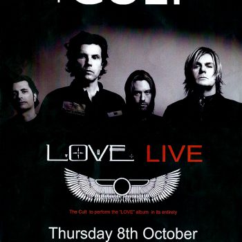 The Cult ‘Love Live’ Poster – 08-10-2009