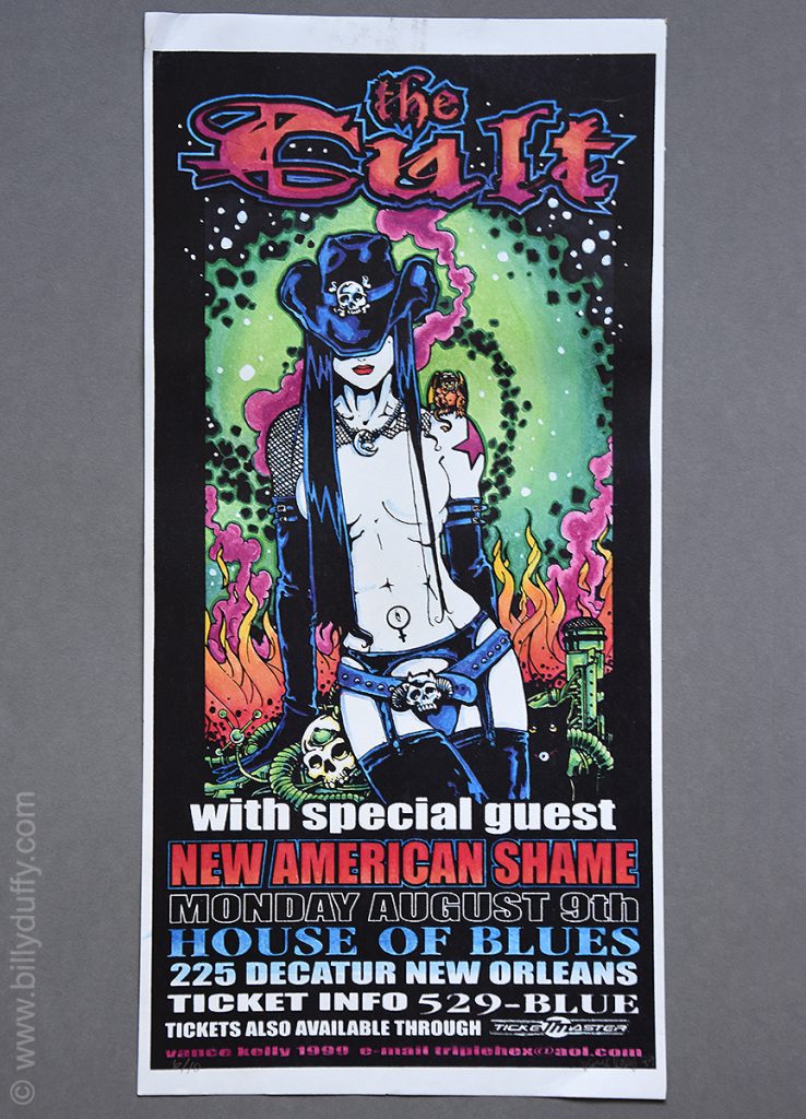 The Cult Poster 09-09-1999
