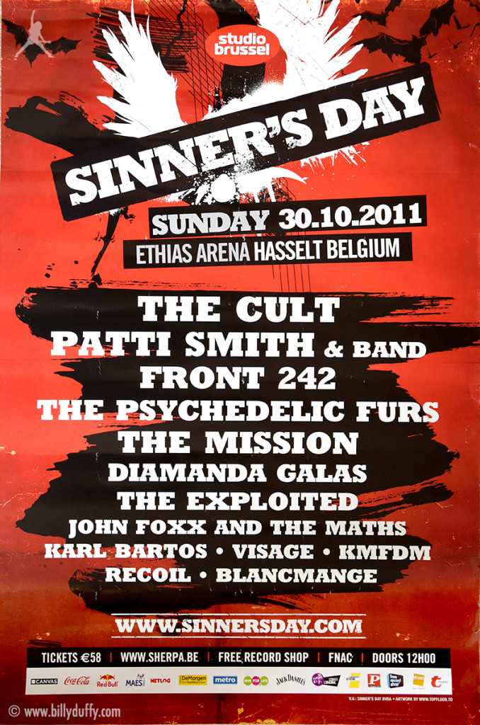 The Cult at Sinners Day, Belgium - 2011