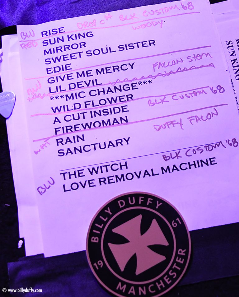 The Cult Setlist 071022 Billy Duffy
