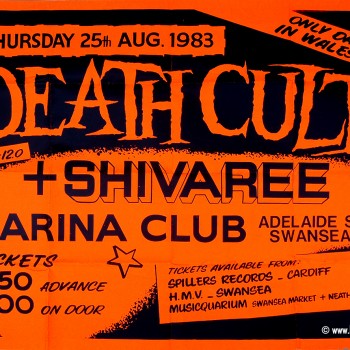 Death Cult Poster – Swansea 1983