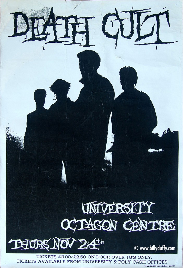 Death Cult Poster - Sheffield 24-11-1983